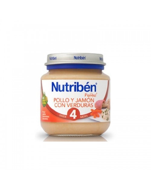 NUTRIBEN BEBE INICIO JAM/POLLO/VERD 130G