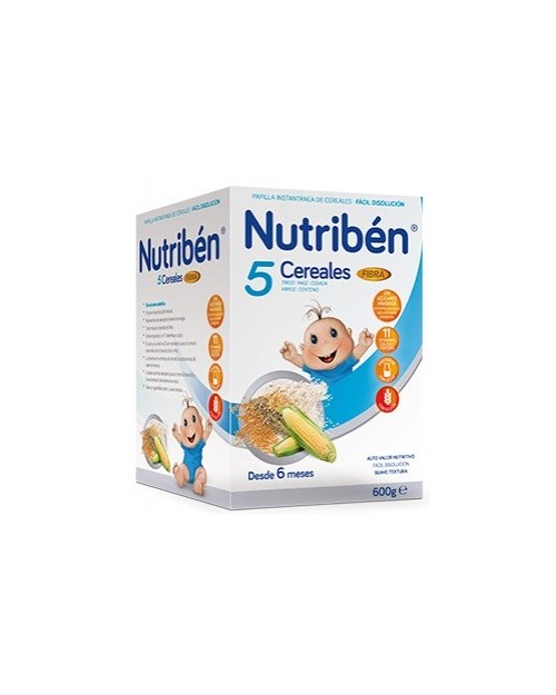 Nutribén 5 Cereales Fibra 600 g