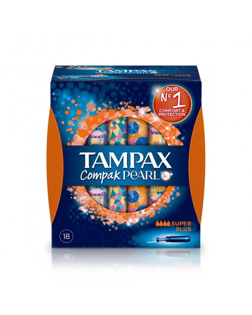 Tampax Compak Pearl Superplus 18 Unidades