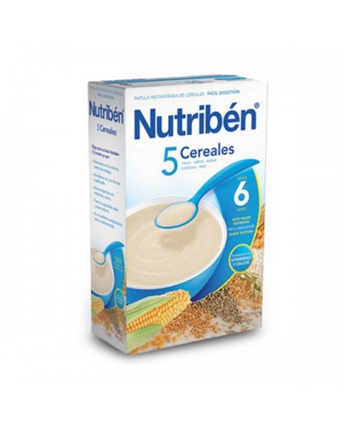 nutriben 5 cereales 600 gr.