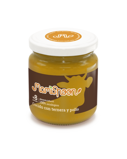 Mamispoon Tarrito Ecológico Brócoli, Apio y Zanahoria +6m 180gr