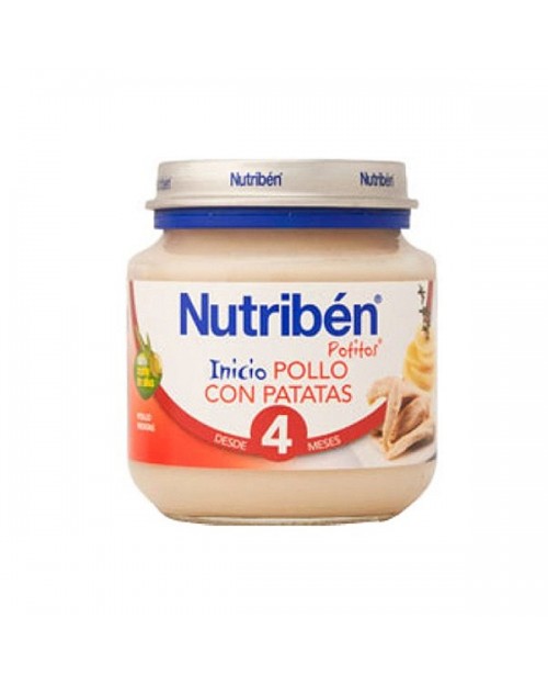 nutriben bebe inicio pechuga/patata 130g