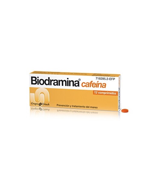 BIODRAMINA CAFEINA COMPRIMIDOS RECUBIERTOS