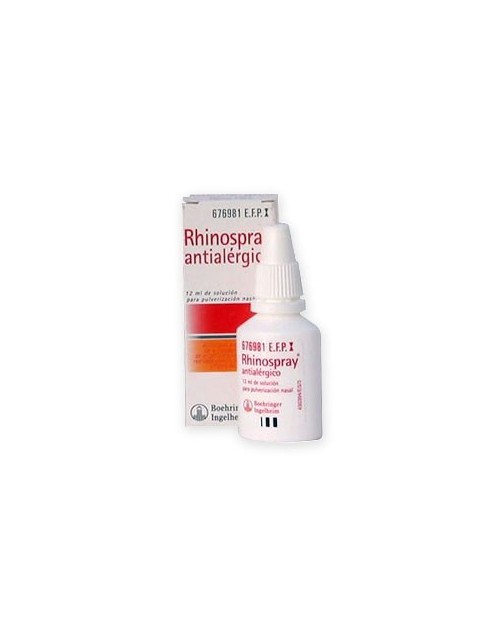 RHINOSPRAY ANTIALERGICO 1,18 MG/ML + 5,05 MG/ML SOLUCION PARA PULVERIZACION NASAL