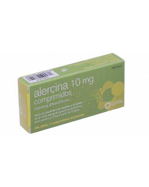 ALERCINA 10 mg COMPRIMIDOS