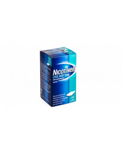 NICOTINELL COOL MINT 2 mg CHICLE MEDICAMENTOSO