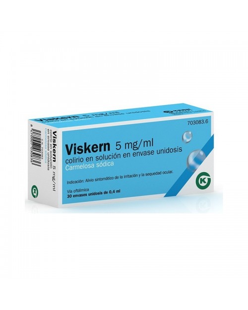 VISKERN (5 MG/ML COLIRIO 30 MONODOSIS SOLUCION 0.4 ML )