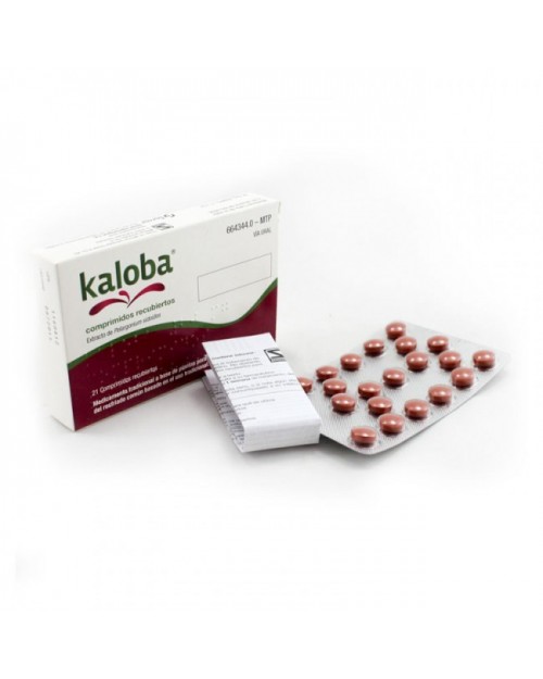 KALOBA (20 MG 21 COMPRIMIDOS RECUBIERTOS )