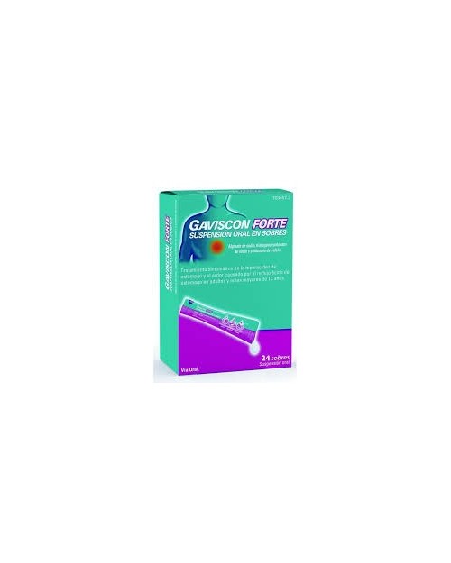 GAVISCON SUSPENSION ORAL EN SOBRES SABOR MENTA