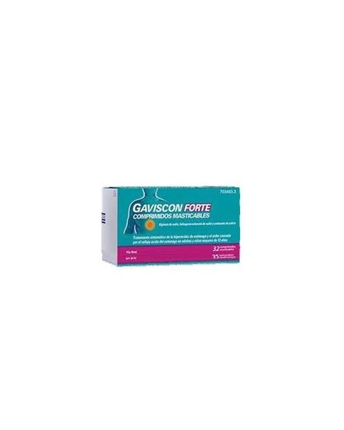 GAVISCON COMPRIMIDOS MASTICABLES SABOR MENTA