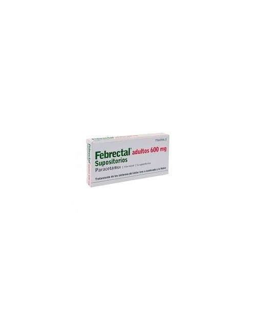 FEBRECTAL ADULTOS 600 MG SUPOSITORIOS