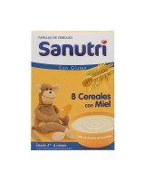 Sanutri 8 cereales con miel 600g